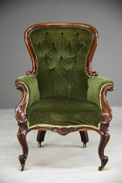 Victorian Mahogany Armchair