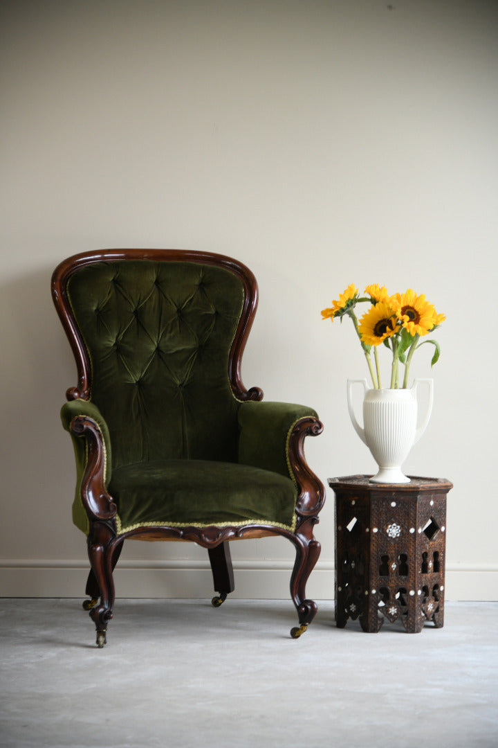 Victorian Mahogany Armchair