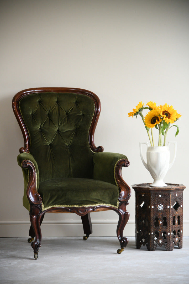 Victorian Mahogany Armchair