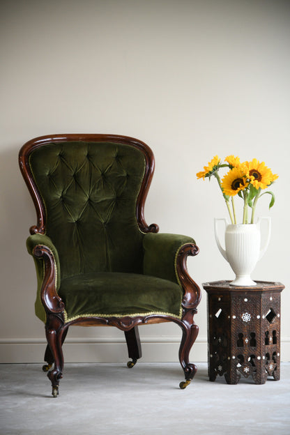 Victorian Mahogany Armchair