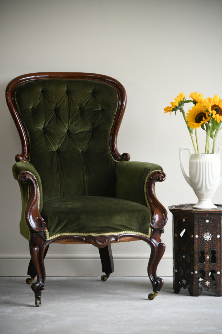 Victorian Mahogany Armchair