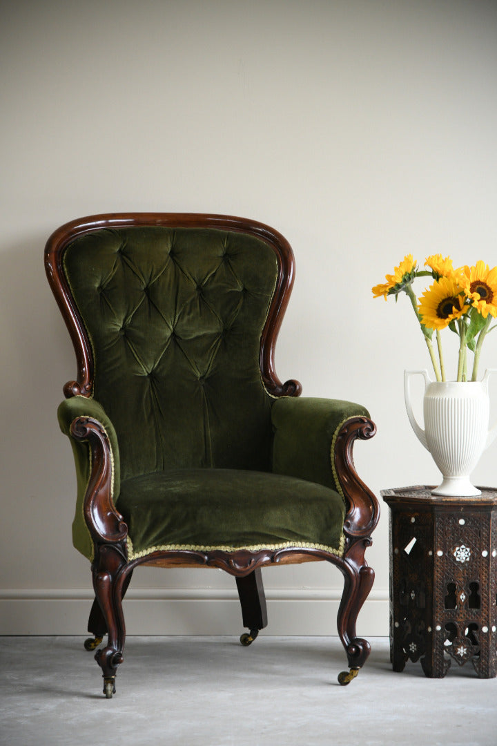 Victorian Mahogany Armchair