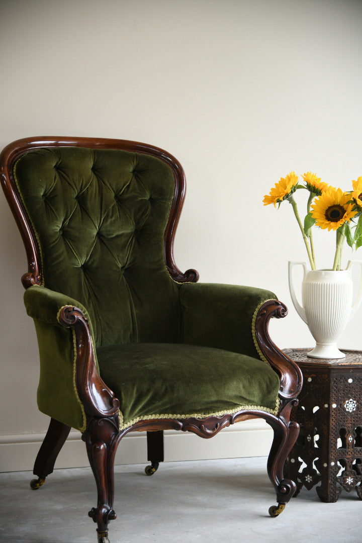 Victorian Mahogany Armchair