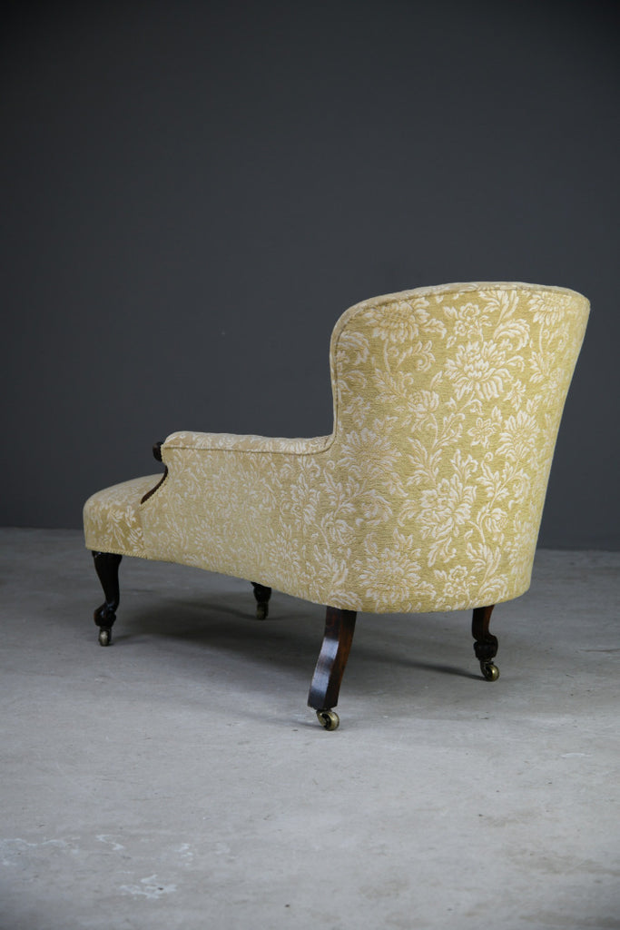 Small Victorian Upholstered Chaise Longue