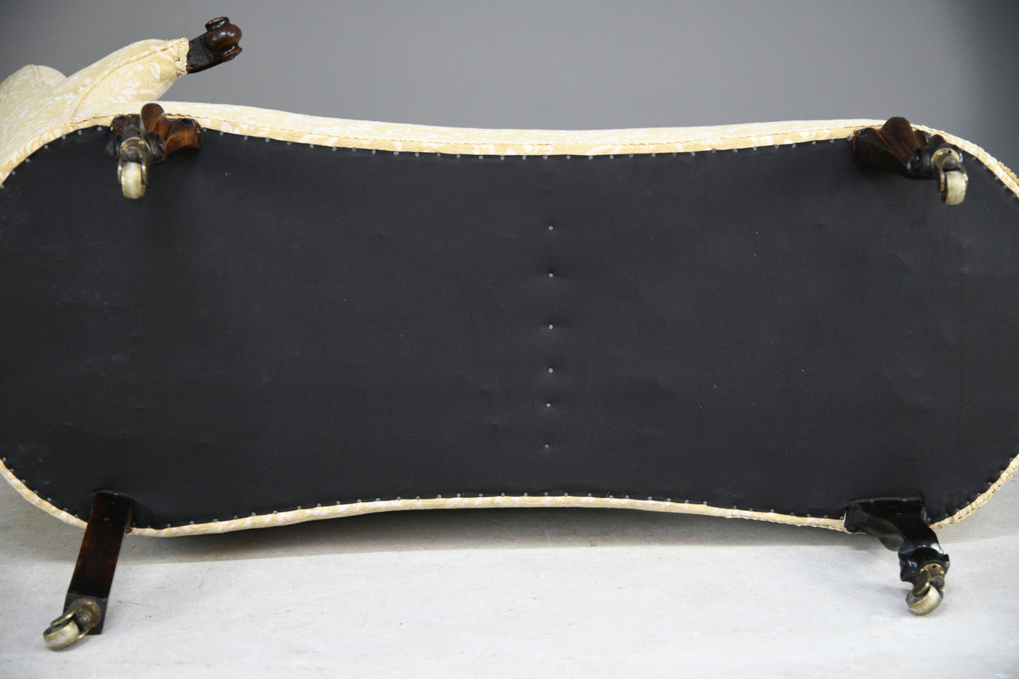 Small Victorian Upholstered Chaise Longue