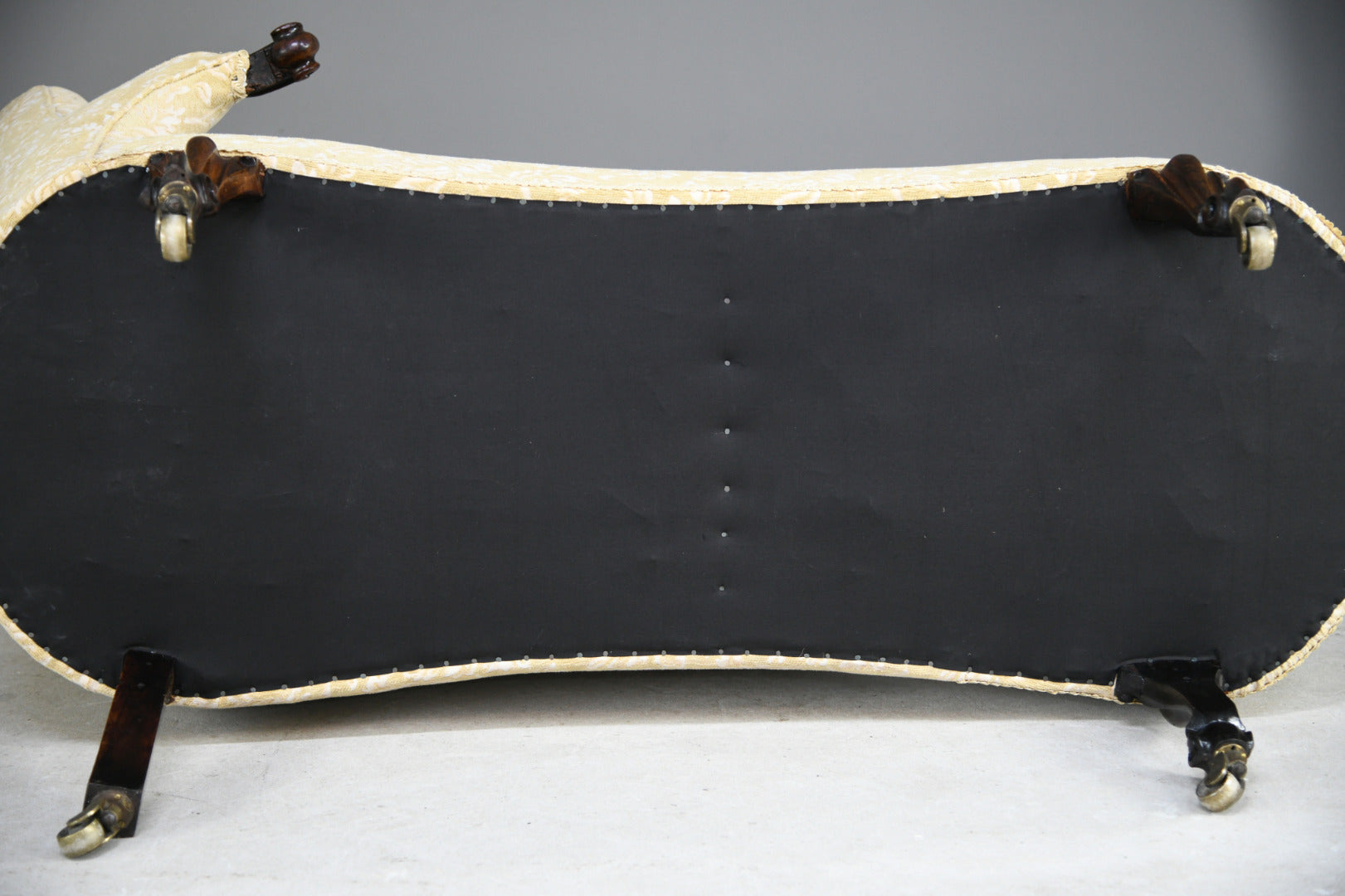 Small Victorian Upholstered Chaise Longue