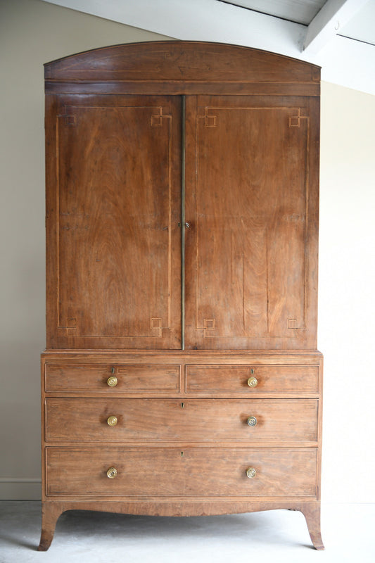 Regency Mahogany Linen Press