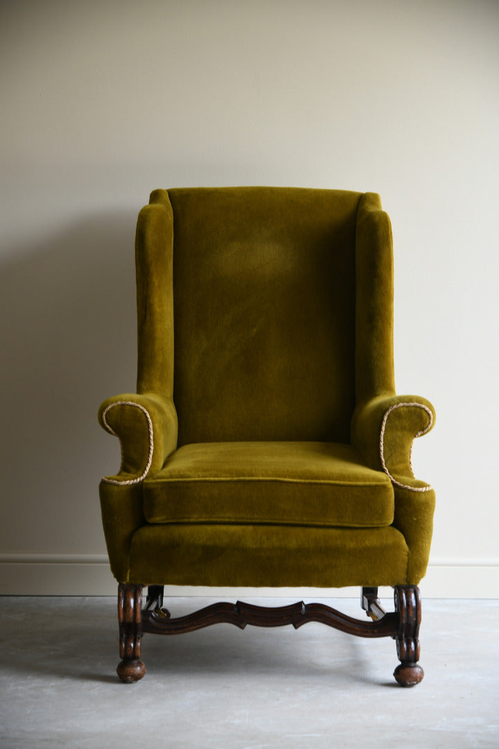 Antique Upholstered Armchair