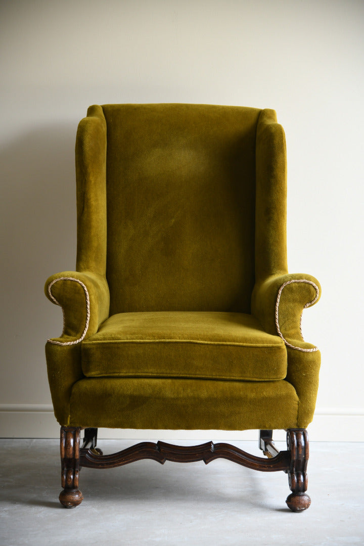 Antique Upholstered Armchair