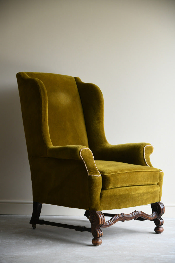 Antique Upholstered Armchair