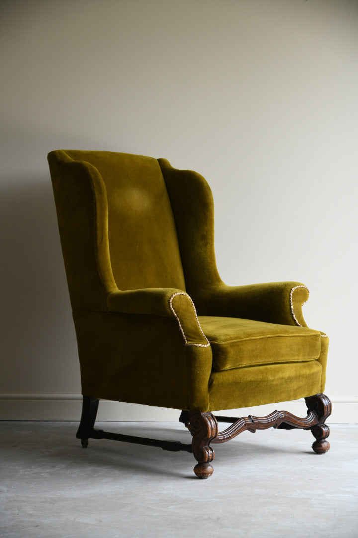 Antique Upholstered Armchair