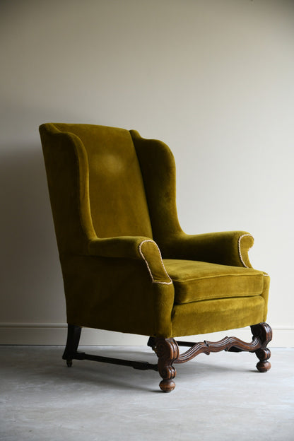 Antique Upholstered Armchair