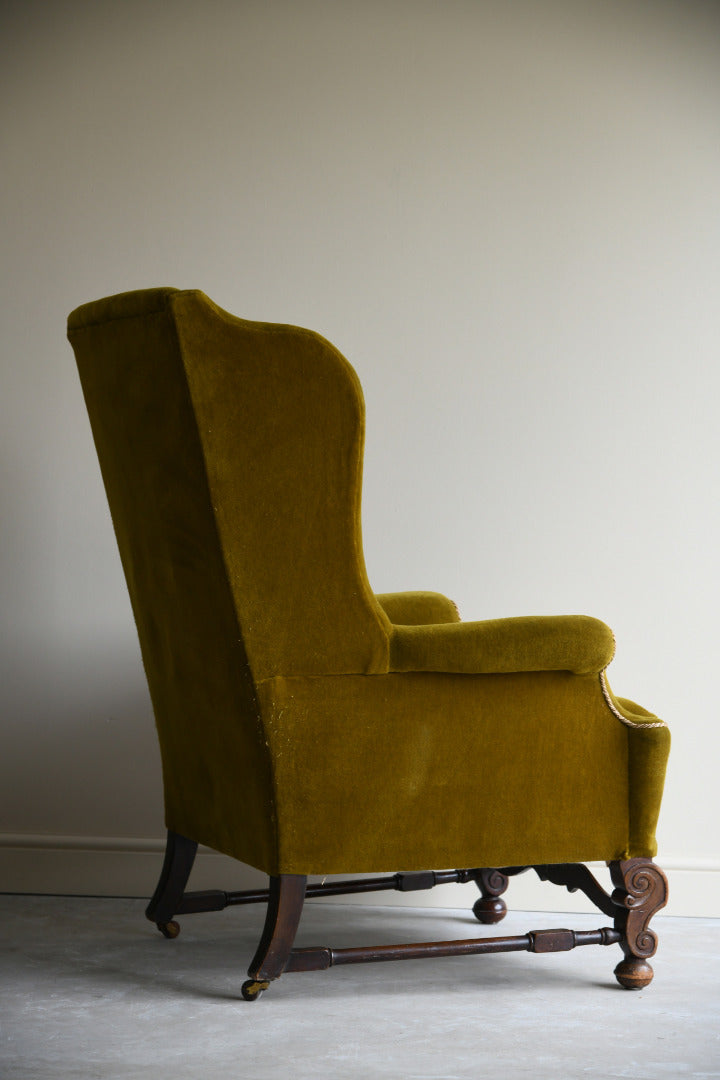 Antique Upholstered Armchair