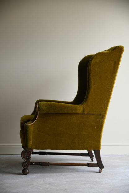Antique Upholstered Armchair