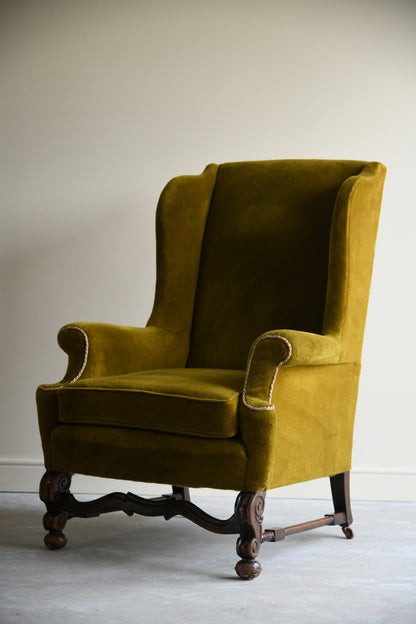 Antique Upholstered Armchair