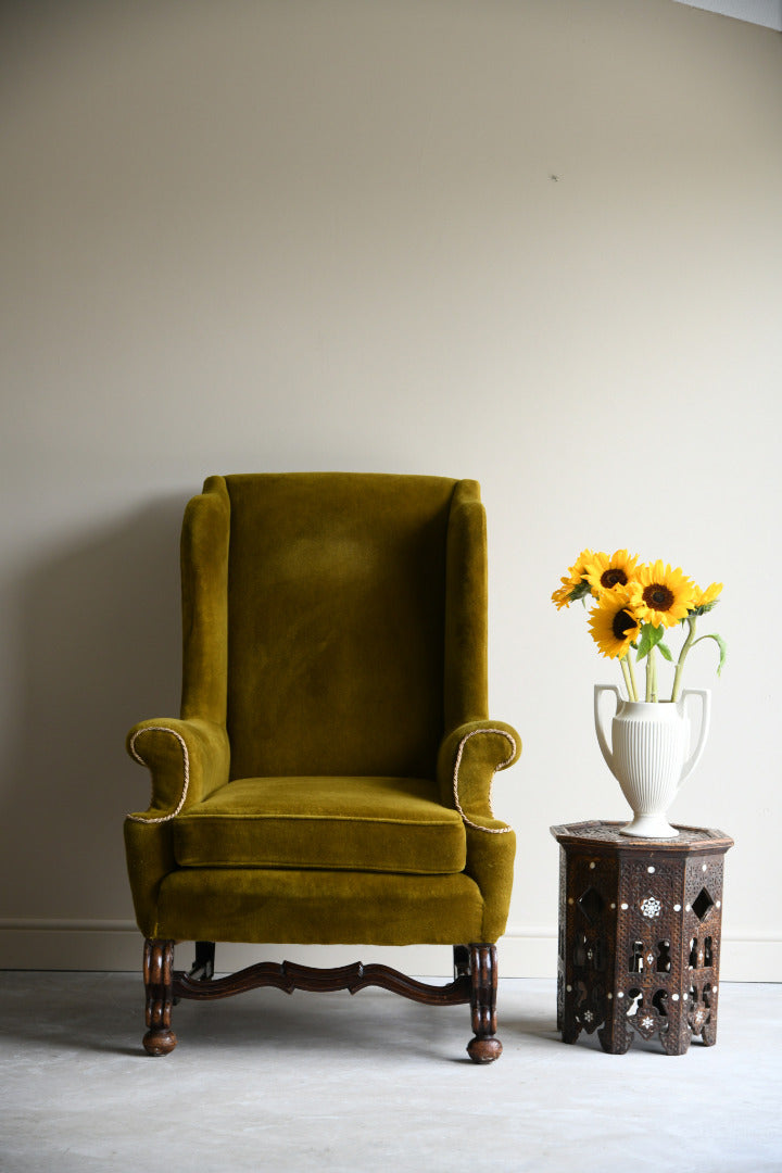 Antique Upholstered Armchair