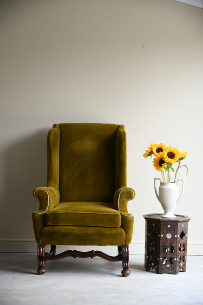 Antique Upholstered Armchair