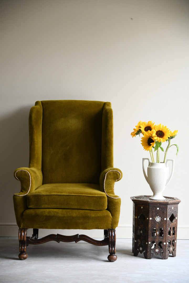 Antique Upholstered Armchair