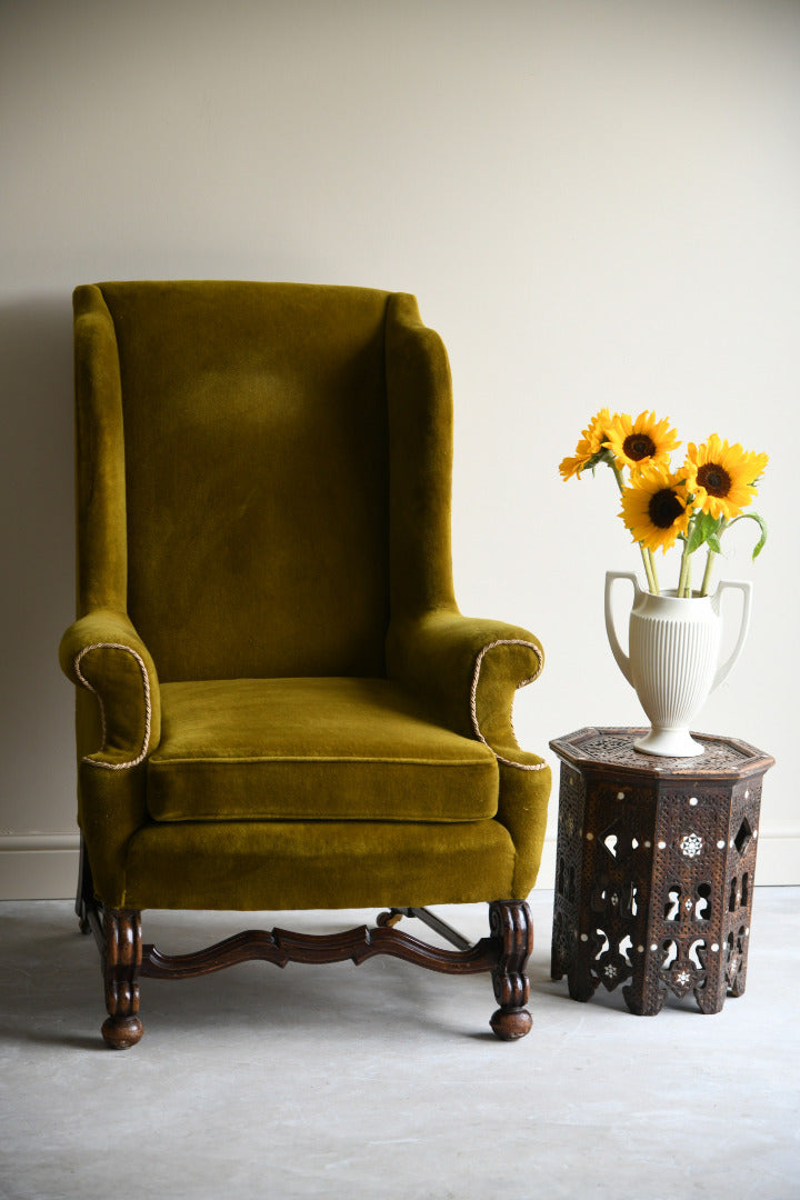 Antique Upholstered Armchair