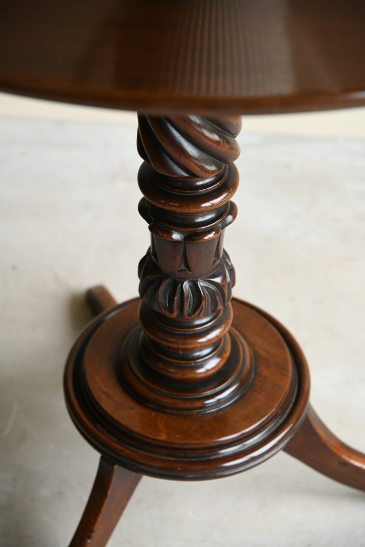 Antique Oval Mahogany Side Table