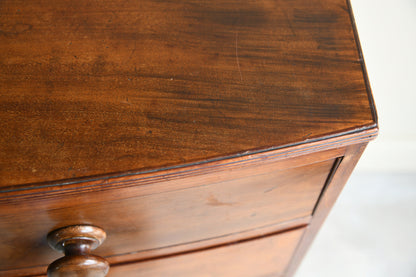 Antique Bow Front Chest of Drawers