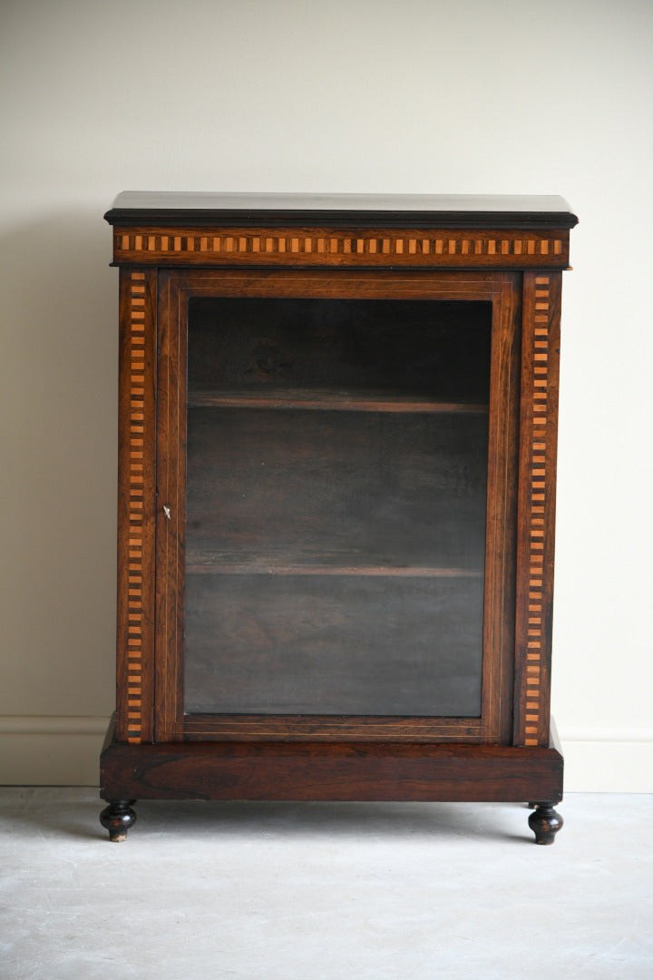 Rosewood Glazed Cabinet