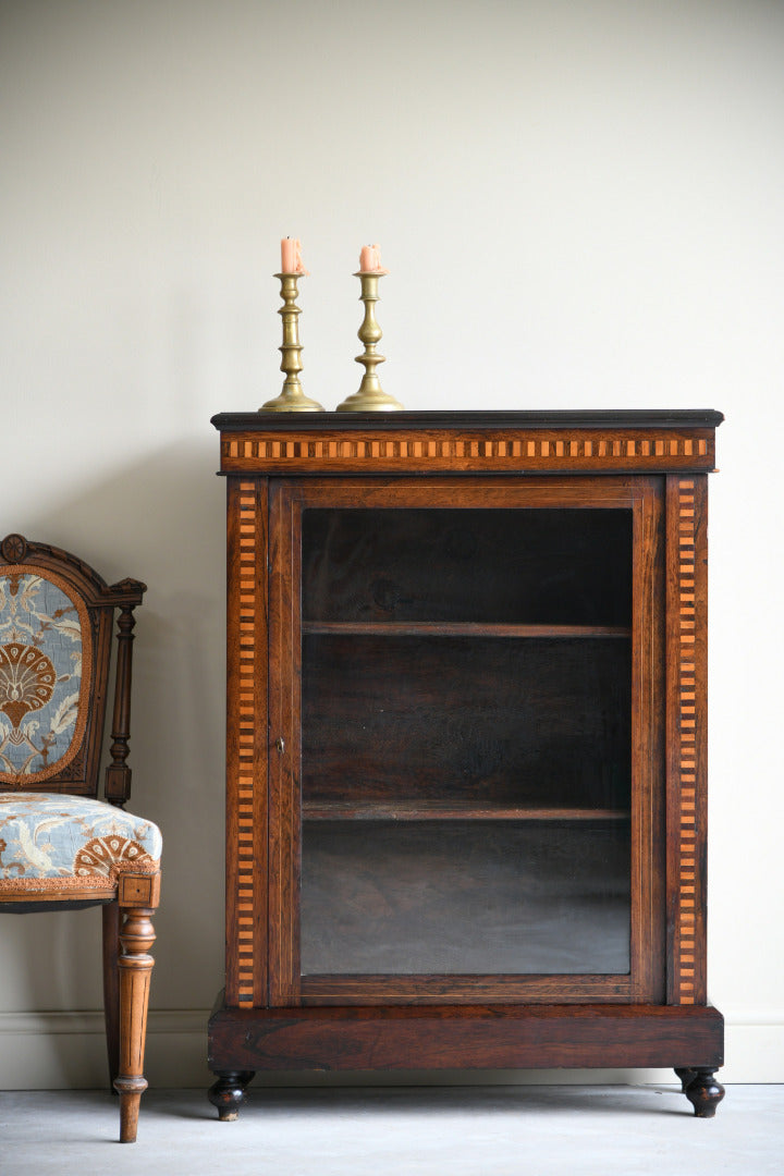 Rosewood Glazed Cabinet