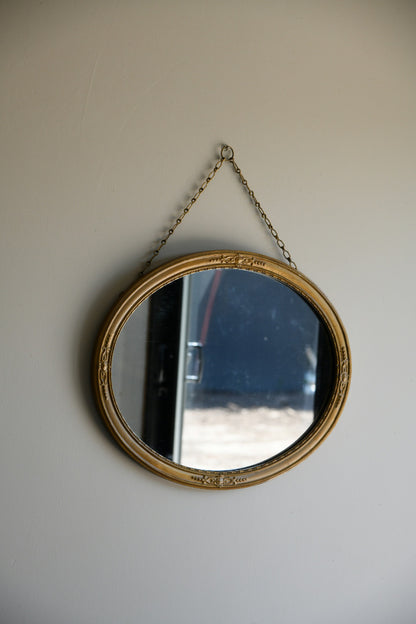 Oval Gilt Mirror