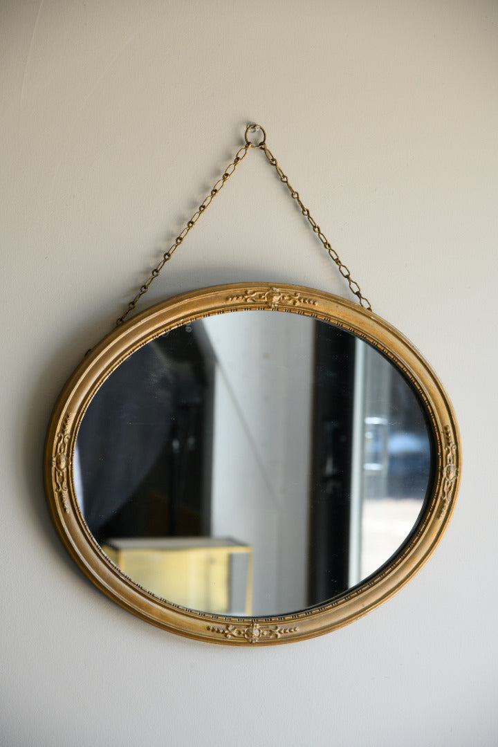 Oval Gilt Mirror