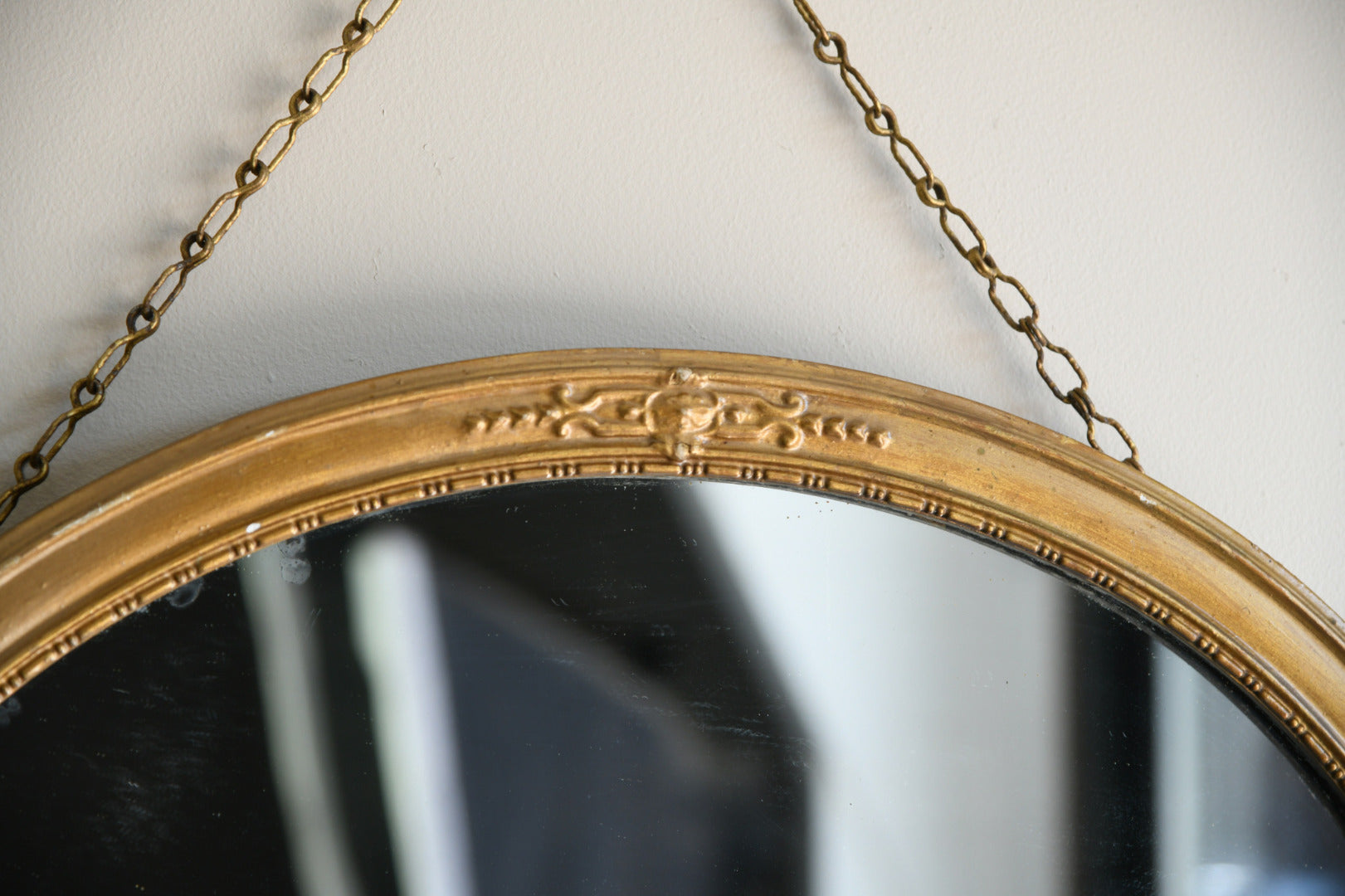 Oval Gilt Mirror