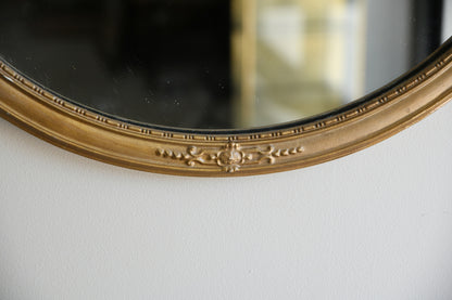 Oval Gilt Mirror