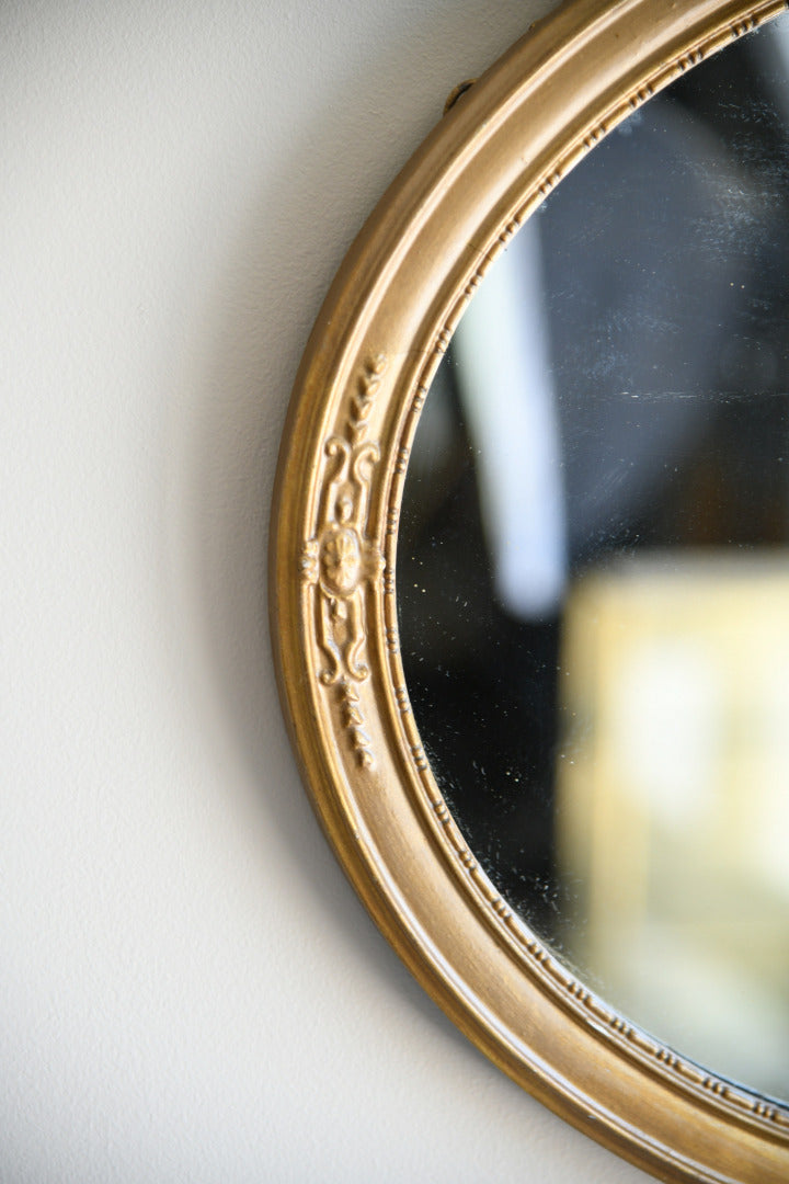 Oval Gilt Mirror