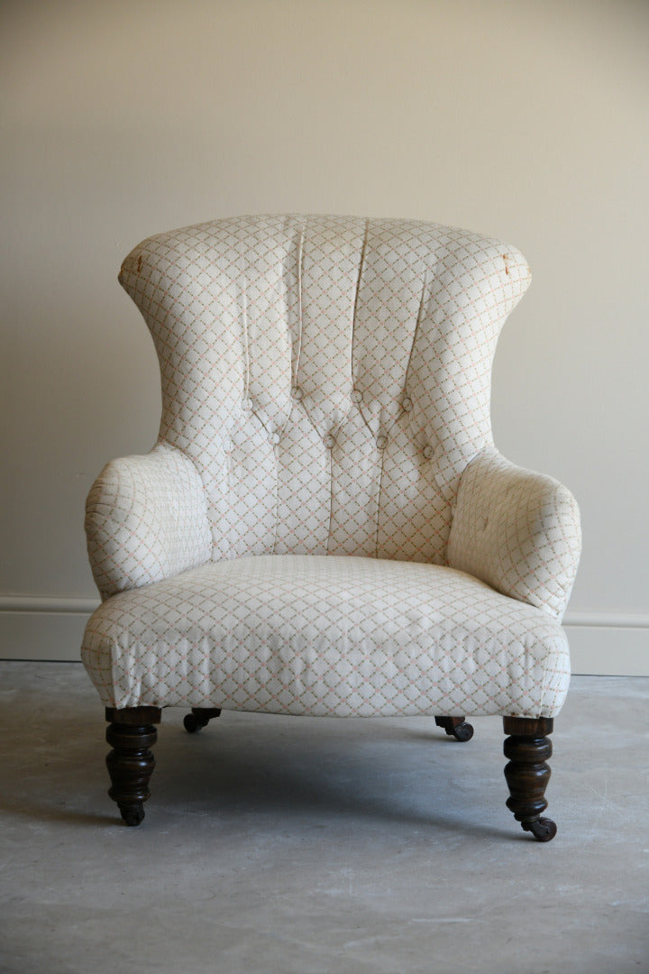 Victorian Button Back Nursing Chair