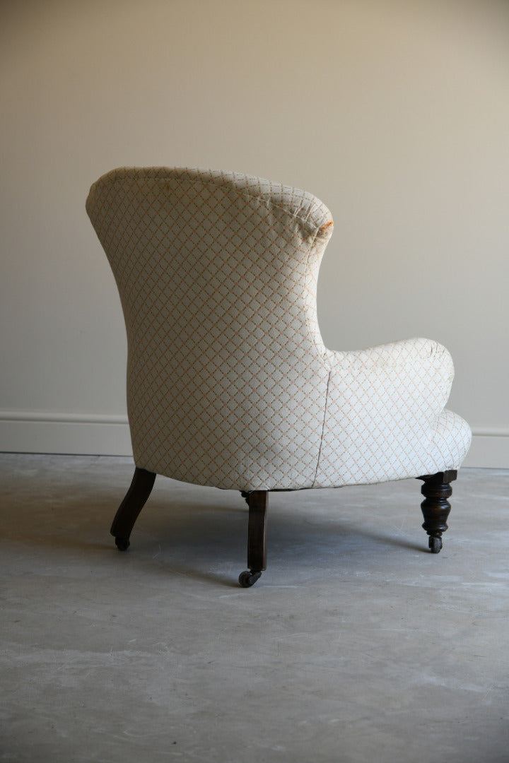 Victorian Button Back Nursing Chair