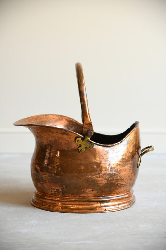 Copper Coal Scuttle
