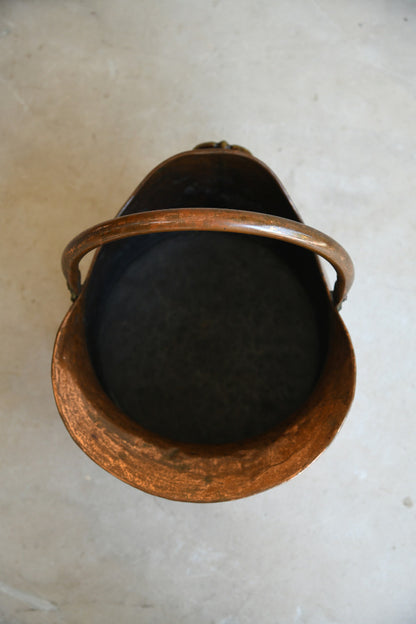 Copper Coal Scuttle