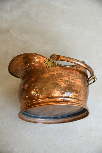 Copper Coal Scuttle