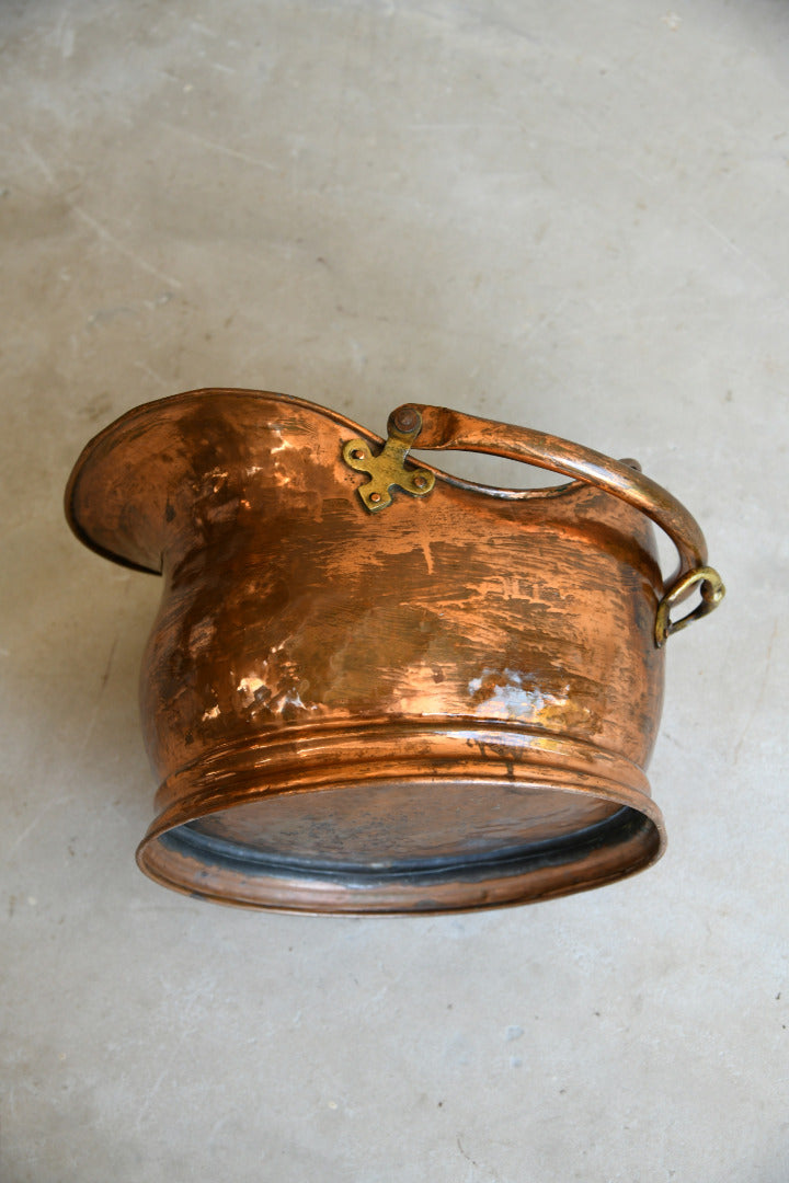 Copper Coal Scuttle