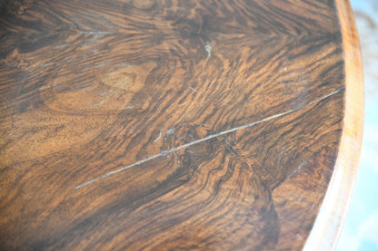 Victorian Walnut Tilt Top Breakfast Table