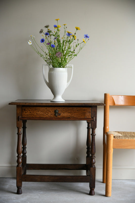 Georgian Oak Side Table