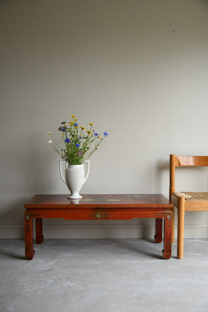 Red Oriental Coffee Table