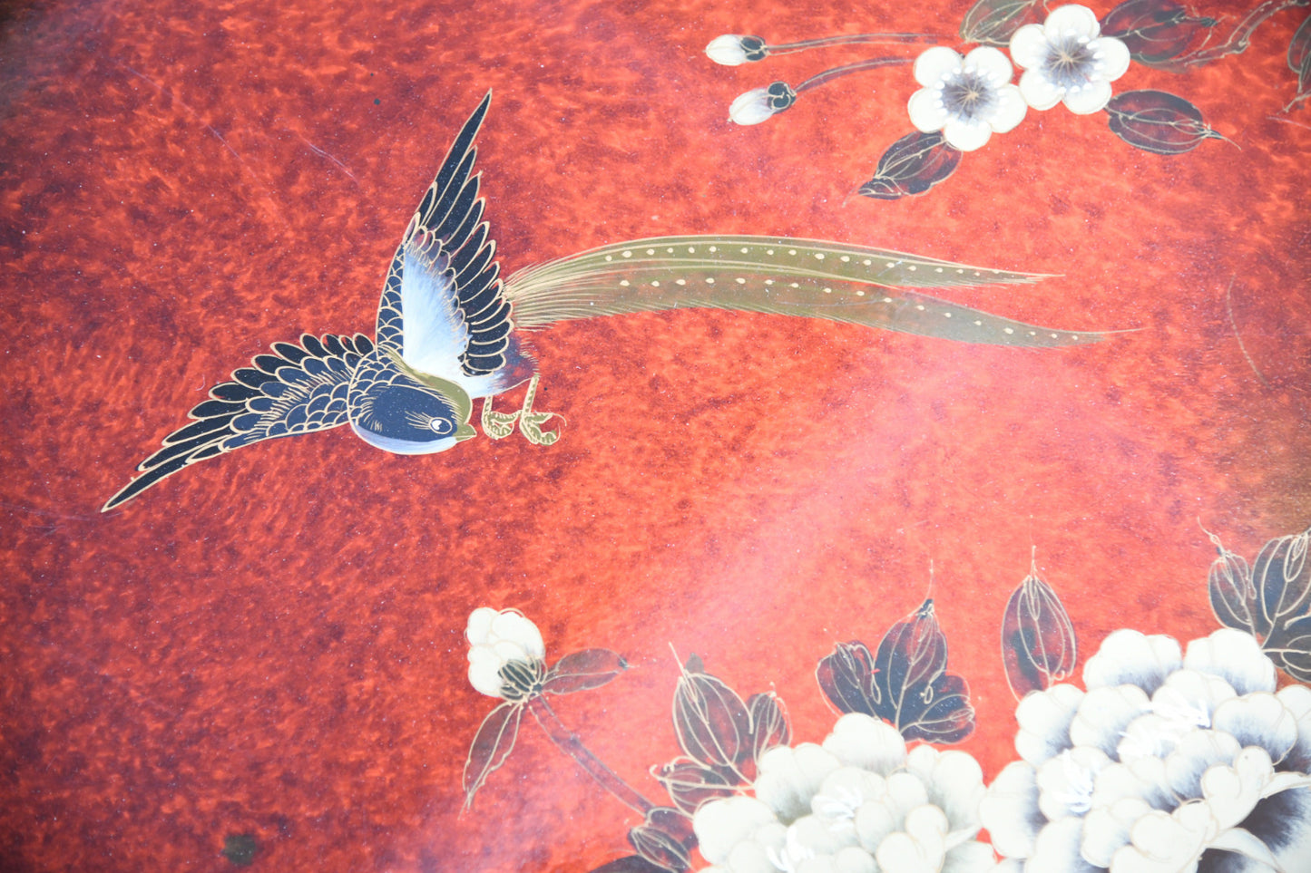 Red Oriental Coffee Table