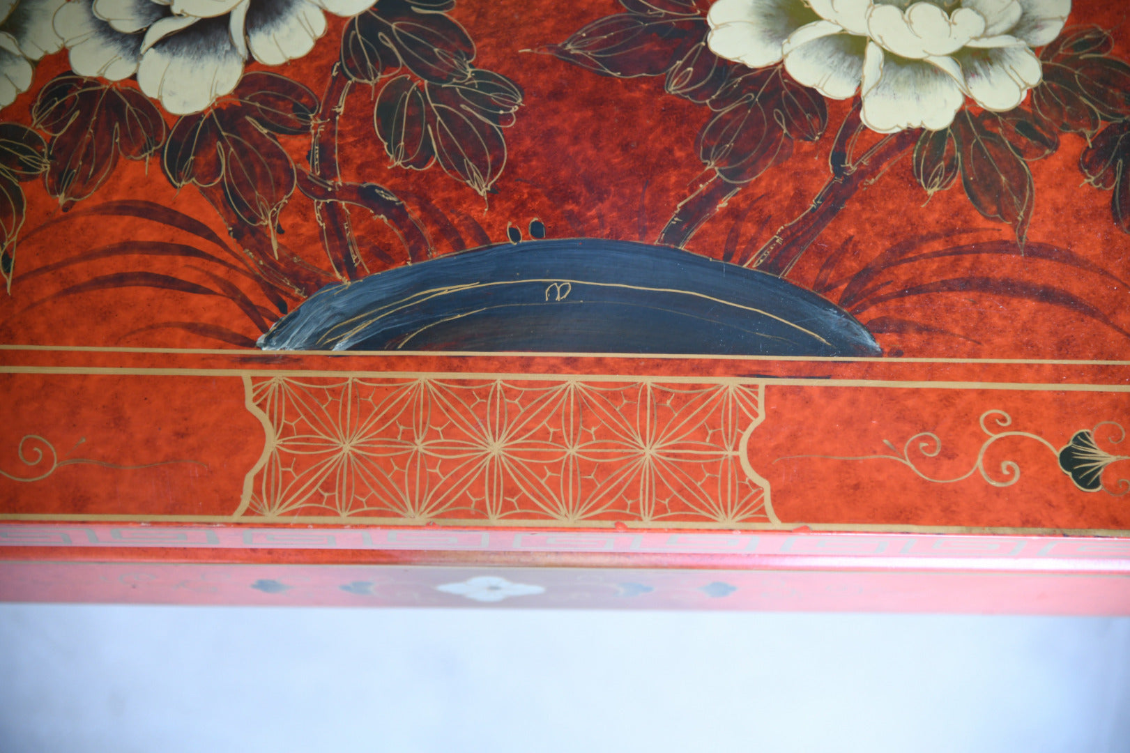 Red Oriental Coffee Table