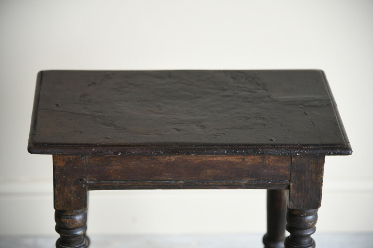 Antique Oak Joint Stool