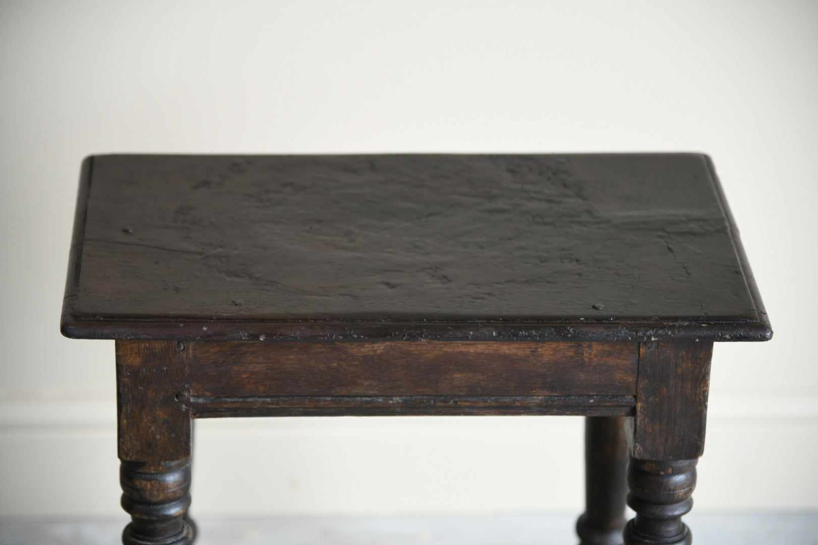 Antique Oak Joint Stool