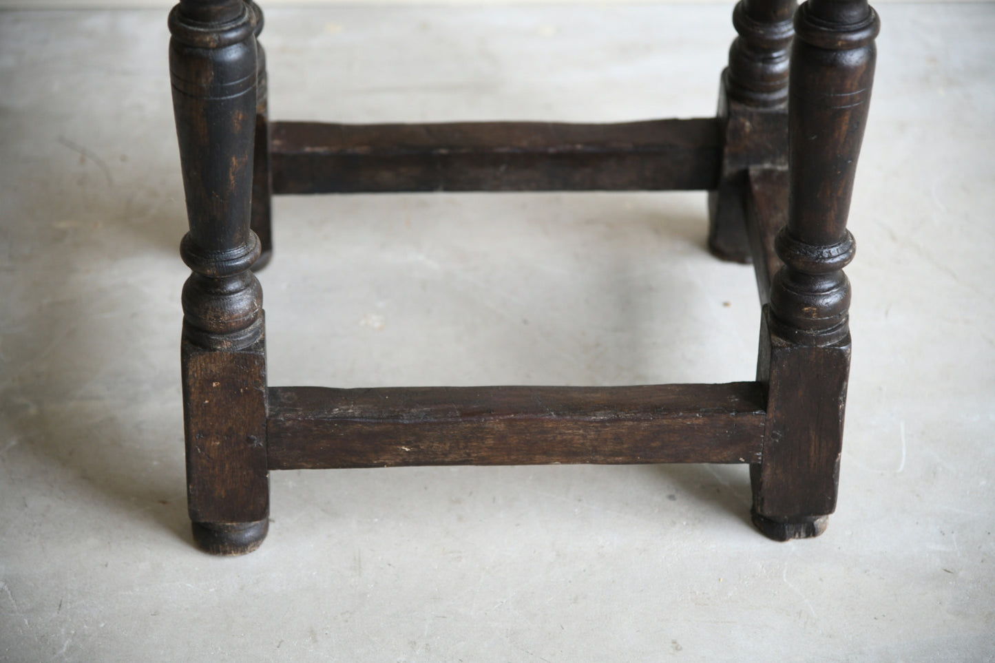 Antique Oak Joint Stool