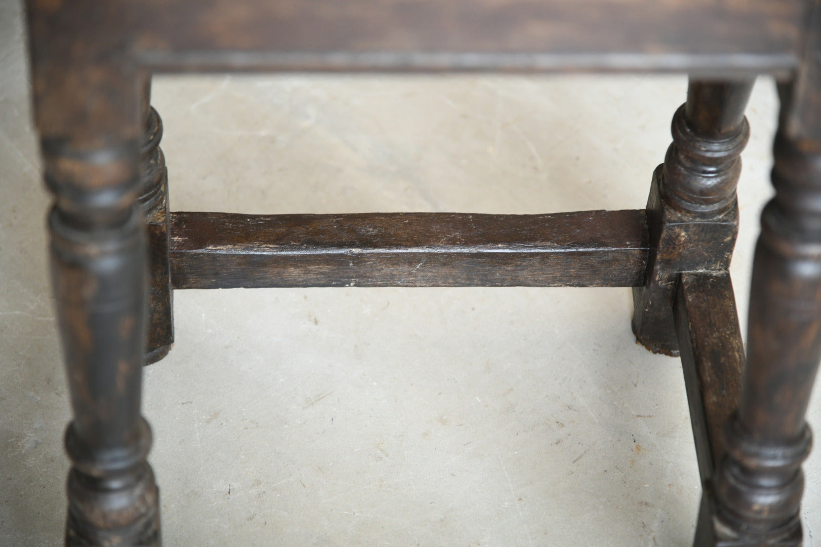 Antique Oak Joint Stool