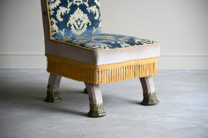 Antique Gothic Prayer Chair