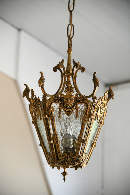 Brass Hall Lantern
