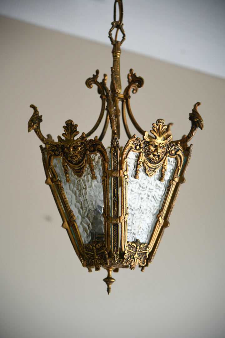 Brass Hall Lantern